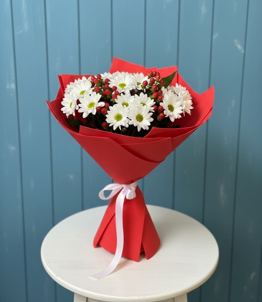 Букет цветов из: Хризантемы в Супонево Брянская область