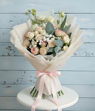 Букет цветов из:  Розы и Лизиантусы в Супонево Брянская область