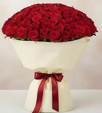 Букет 101 Красная роза Милано в Супонево Брянская область
