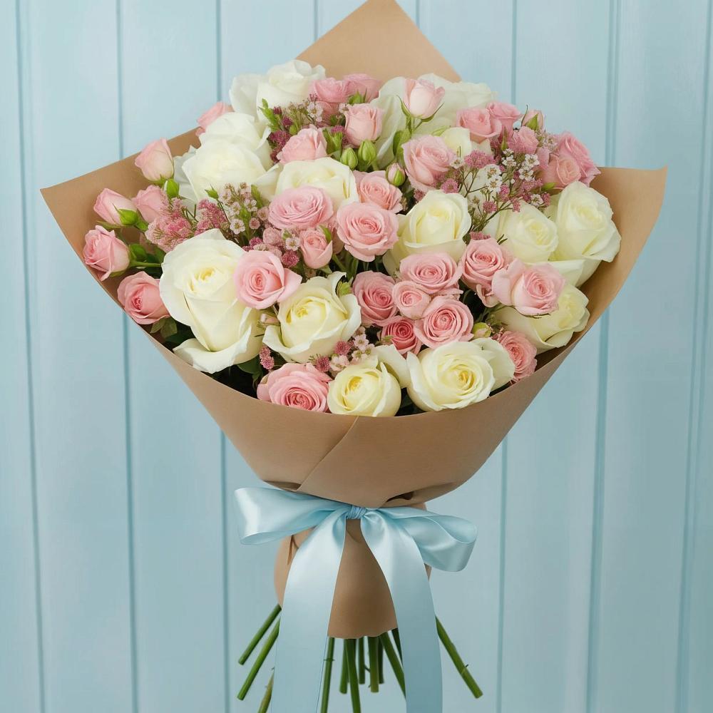 Букет цветов из: Розы в Супонево Брянская область