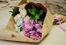 Букет цветов из:  Розы и Хризантемы #REPLACE_PRED# Супонево Брянская область