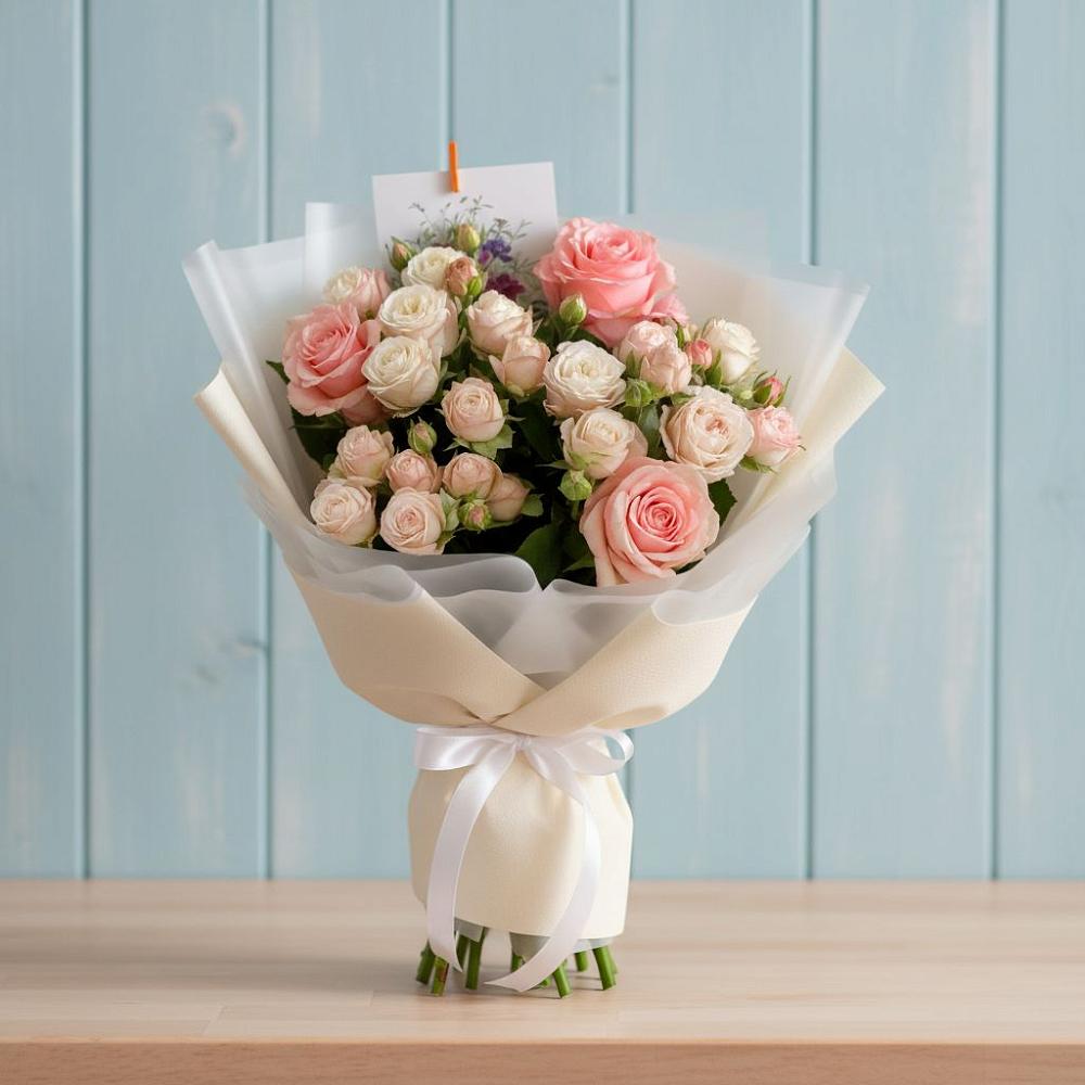 Букет цветов из: Розы в Супонево Брянская область