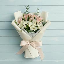 Букет цветов из:  Альстромерии в Супонево Брянская область