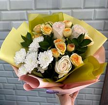Букет цветов из:  Розы и Хризантемы #REPLACE_PRED# Супонево Брянская область