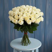 Букет 51 Белая роза Эдлесс Лав #REPLACE_PRED# Супонево Брянская область