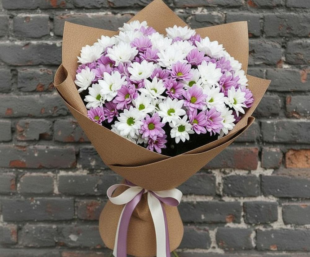 Букет цветов из: Хризантемы в Супонево Брянская область