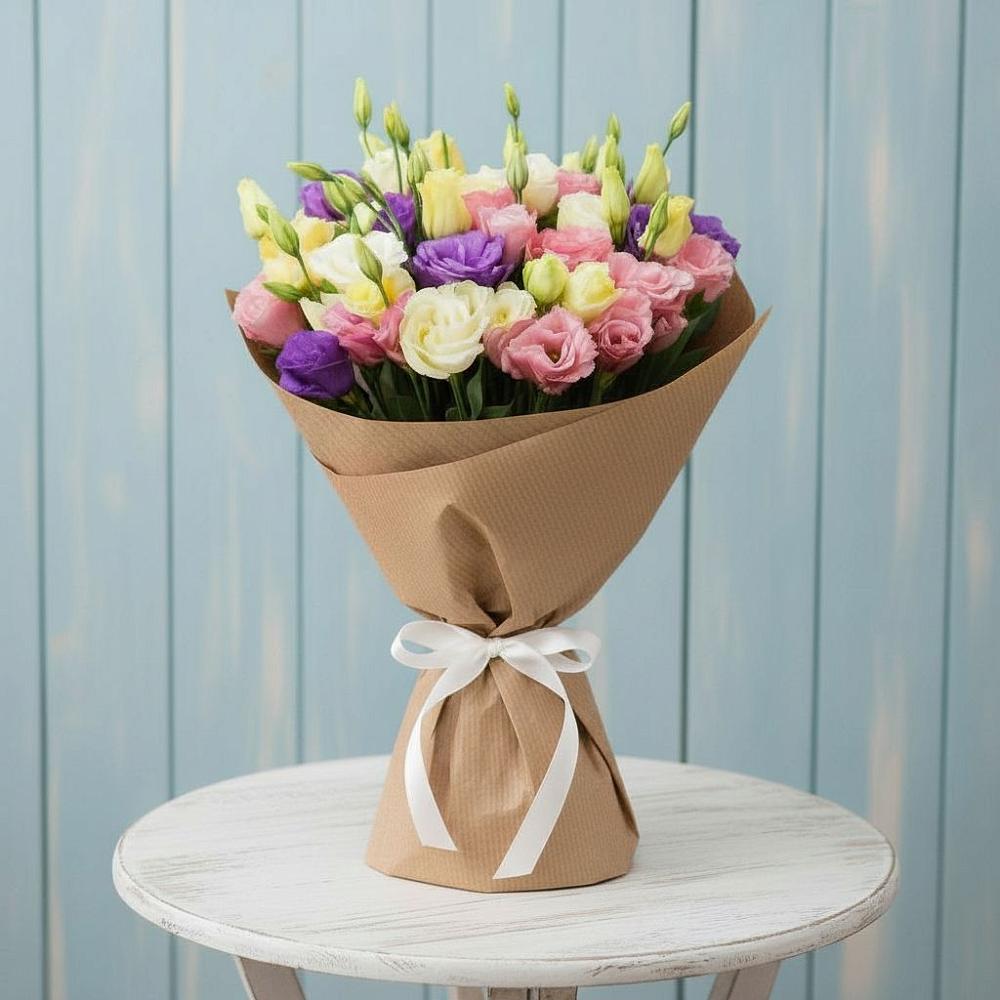 Букет цветов из: Лизиантусы в Супонево Брянская область