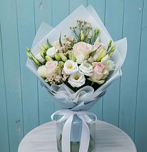 Букет цветов из:  Розы и Лизиантусы #REPLACE_PRED# Супонево Брянская область