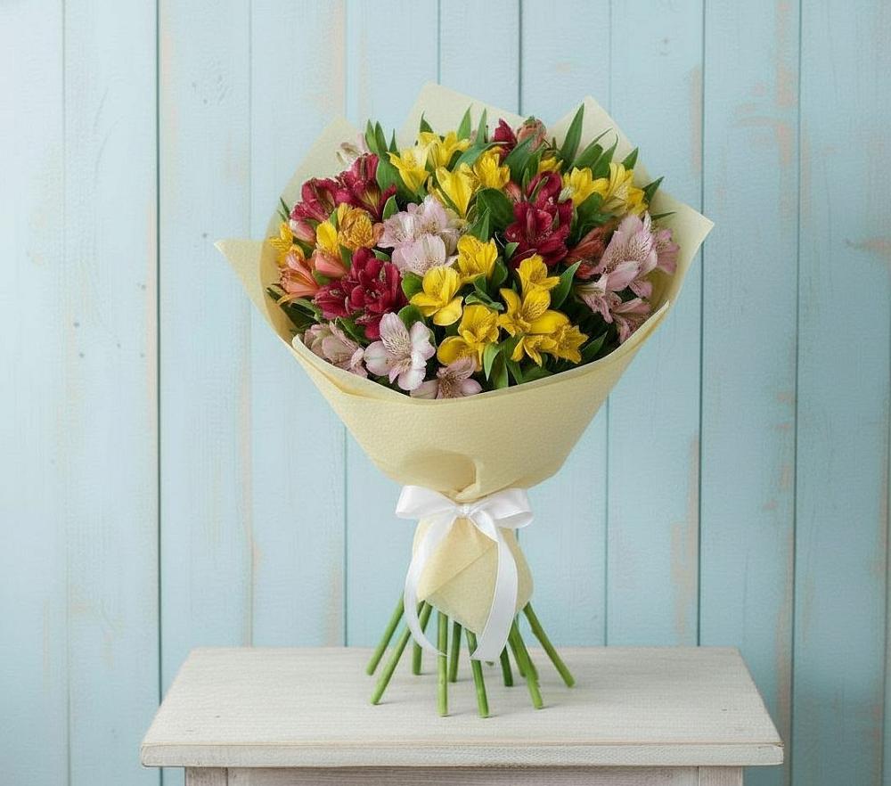 Букет цветов из: Альстромерии в Супонево Брянская область