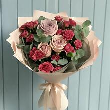Букет цветов из:  Гвоздики и Розы в Супонево Брянская область