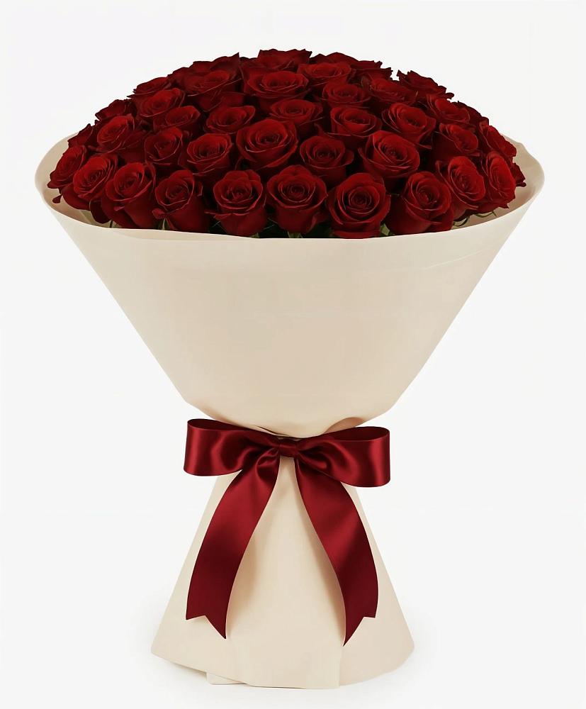 Букет 101 Бордовая роза Блэк Бакарра в Супонево Брянская область