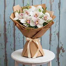 Букет цветов из:  Орхидеи и Розы в Супонево Брянская область